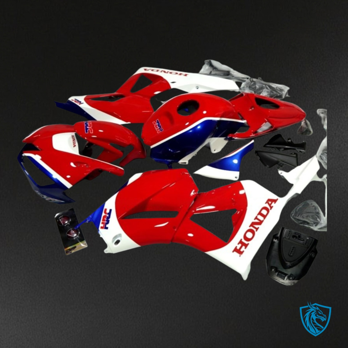 Honda CBR600RR (2013-2018) Red, White & Blue Fairing Kit | ABS Bodywork