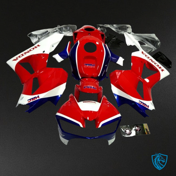 Honda CBR600RR (2013-2018) Red, White & Blue Fairing Kit - Aftermarket ABS Bodywork