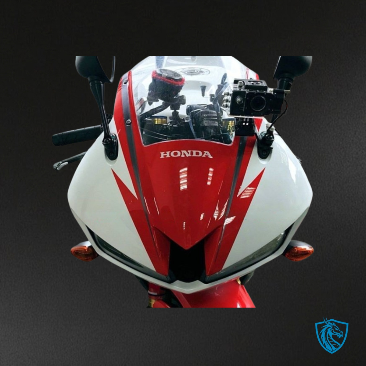 Honda CBR600RR (2013-2018) Red & White with Logo Fairing Kit - Aftermarket ABS Bodywork