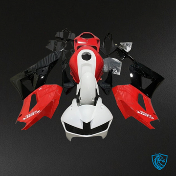 Honda CBR600RR (2013-2018) White, Black & Red - MERGEment Motorcycle Fairings Kit