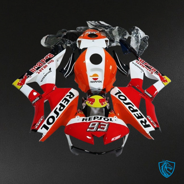 Honda CBR600RR (2013-2018) Red, White & Orange Repsol - MERGEment Motorcycle Fairings Kit