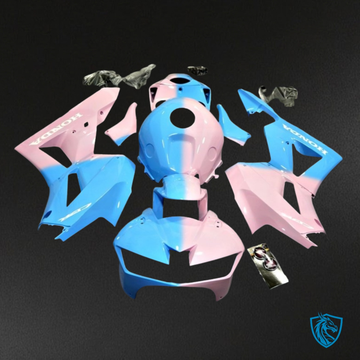 Honda CBR600RR (2013-2018) Light Blue & Light Pink - Custom ABS Fairing Kit