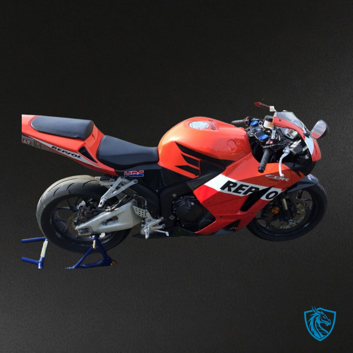 Honda CBR600RR (2013-2018) Red, White & Black Repsol - Custom ABS Fairing Kit