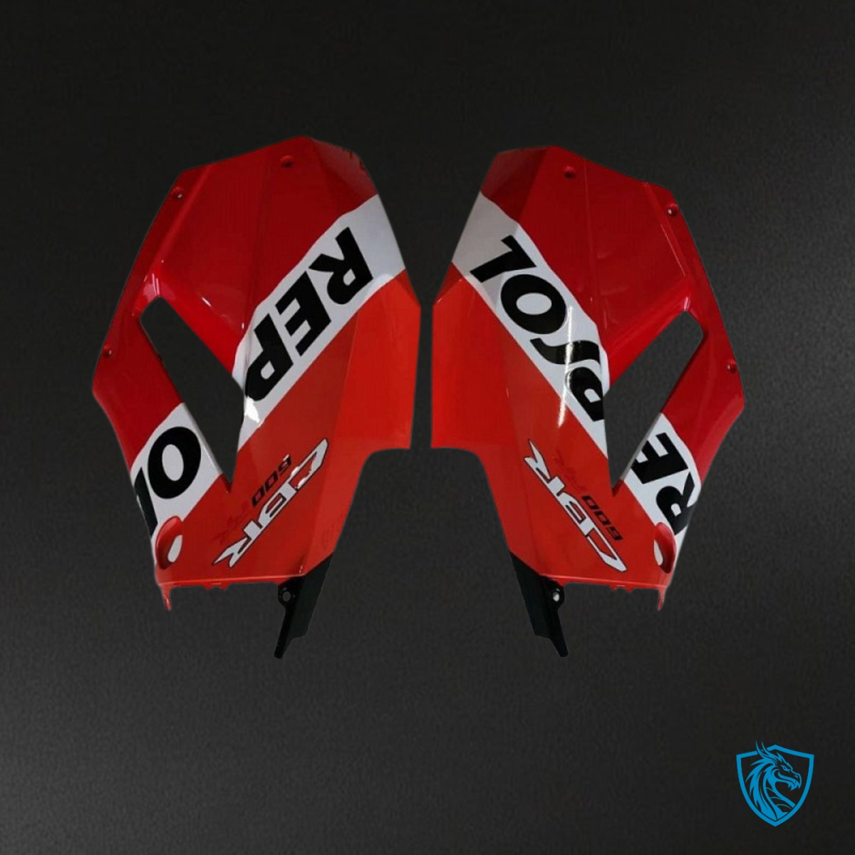 Honda CBR600RR (2013-2018) Red & Black Repsol - Custom ABS Fairing Kit