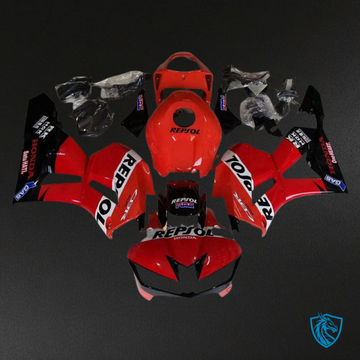 Honda CBR600RR (2013-2018) Red & Black Repsol - Custom ABS Fairing Kit