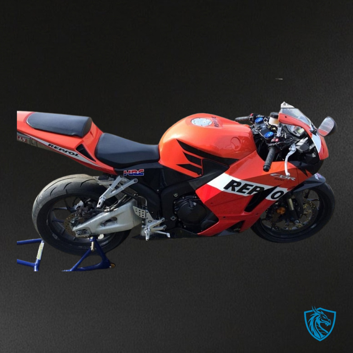 Honda CBR600RR (2013-2018) Red & Black Repsol - Custom ABS Fairing Kit
