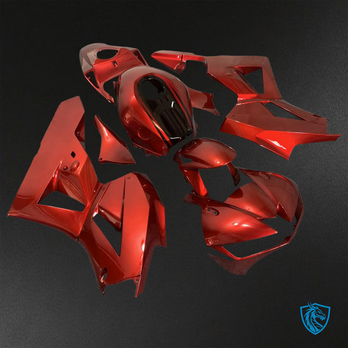 Honda CBR600RR (2013-2025) Candy Red & Black ABS Bodywork - Fairings Kit