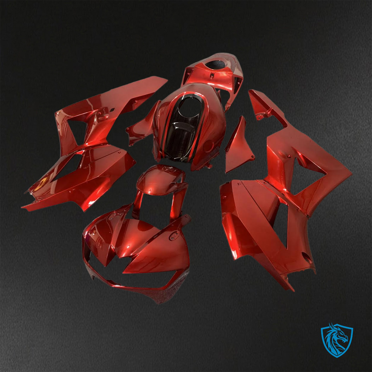 Honda CBR600RR (2013-2025) Candy Red & Black ABS Bodywork - Fairings Kit