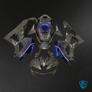 Black & Blue Carbon Fiber