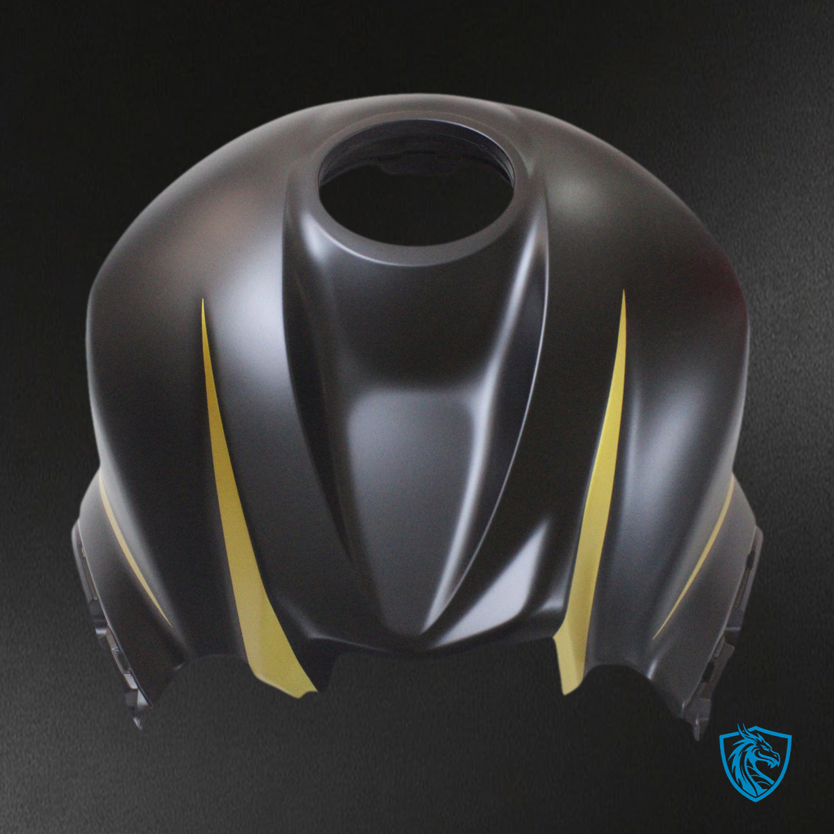 Honda CBR600RR F5 (2009-2012) Matte Black & Gold Fairing Kit | ABS Bodywork