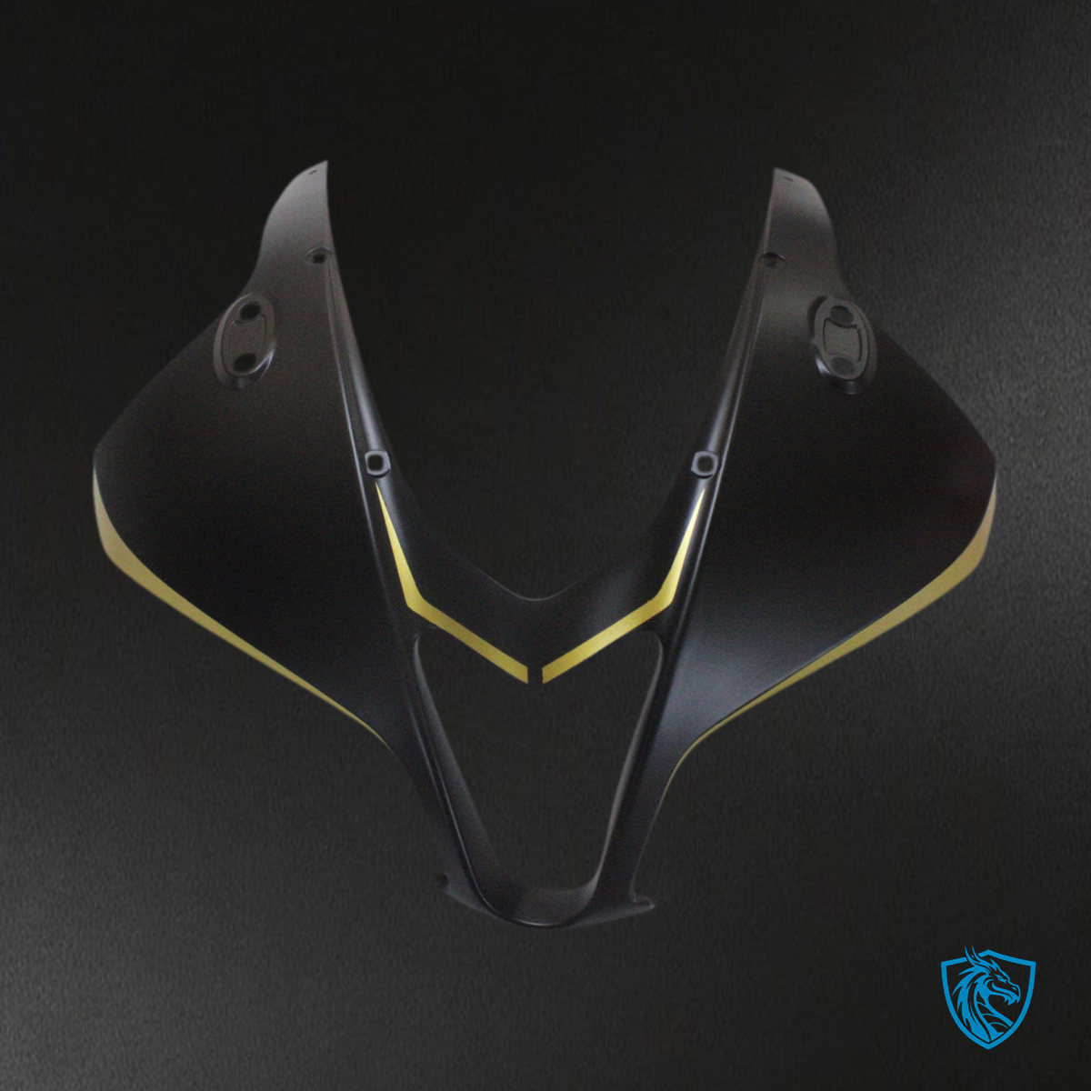 Honda CBR600RR F5 (2009-2012) Matte Black & Gold Fairing Kit | ABS Bodywork