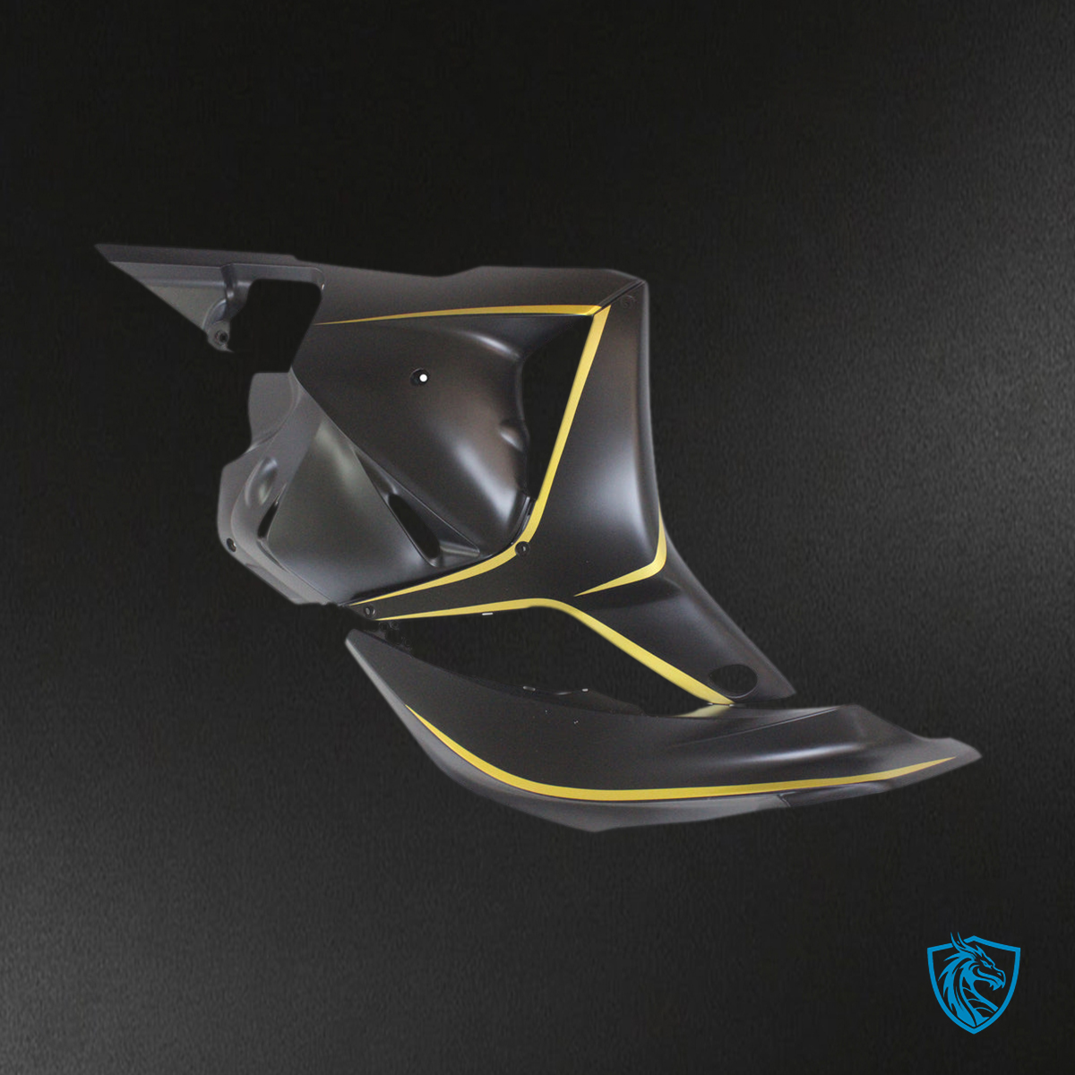 Honda CBR600RR F5 (2009-2012) Matte Black & Gold Fairing Kit | ABS Bodywork