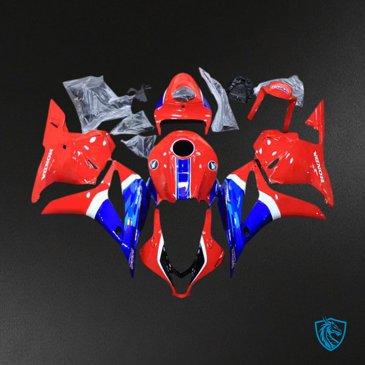 Honda CBR600RR F5 (2009-2012) Red & Blue Fairing Kit | ABS Bodywork