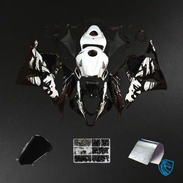 Honda CBR600RR F5 (2009-2012) White & Black Fairing Kit - Aftermarket ABS Bodywork
