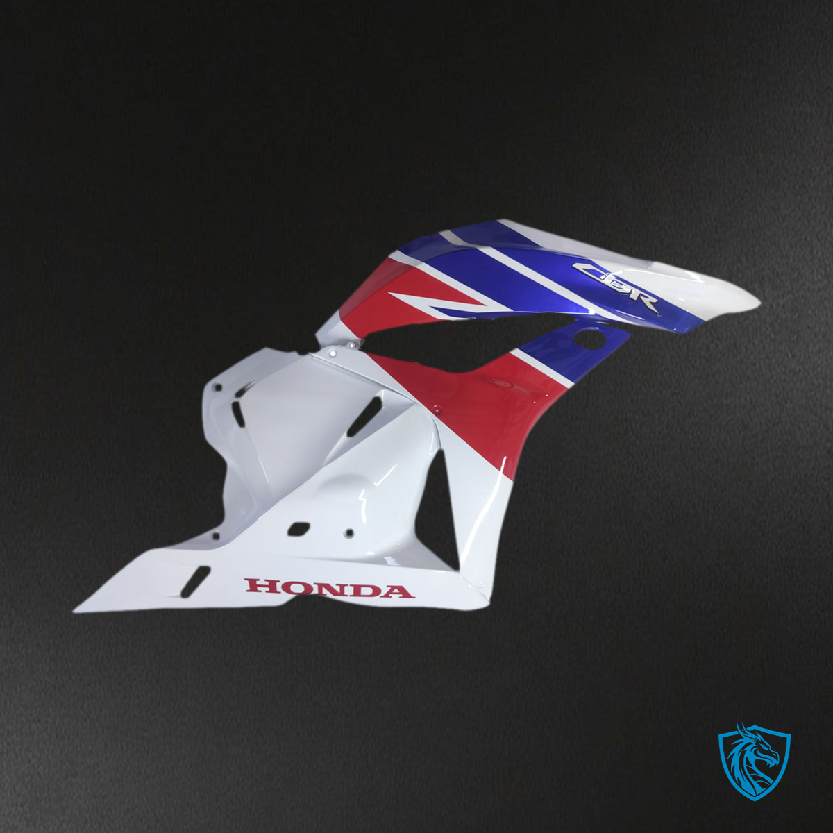 Honda CBR600RR F5 (2009-2012) White, Blue & Red - MERGEment Motorcycle Fairings Kit