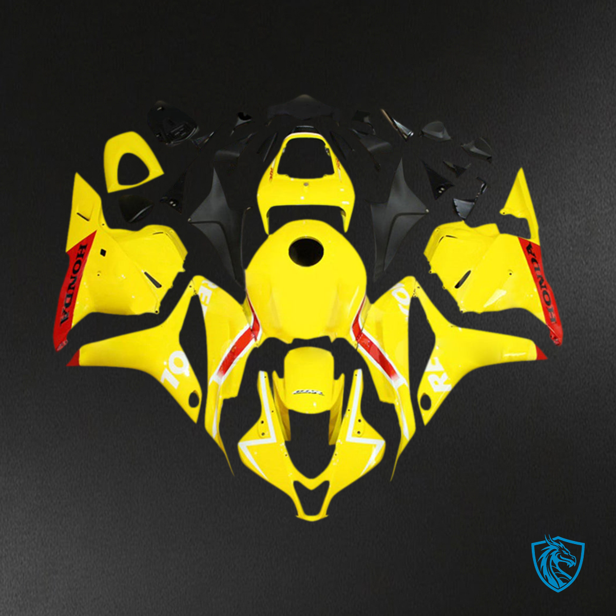 Honda CBR600RR F5 (2009-2012) Yellow - MERGEment Motorcycle Fairings Kit