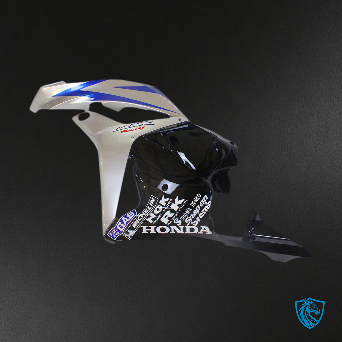 Honda CBR600RR F5 (2009-2012) Blue, Silver & Black Fairing Kit | ABS Bodywork