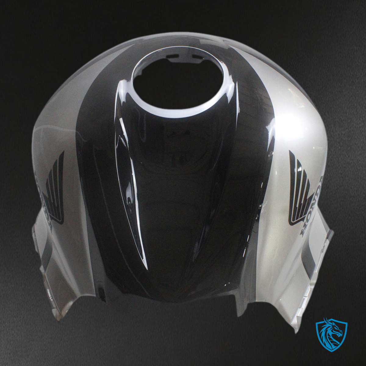 Honda CBR600RR F5 (2009-2012) Black & Silver Fairing Kit - Aftermarket ABS Bodywork