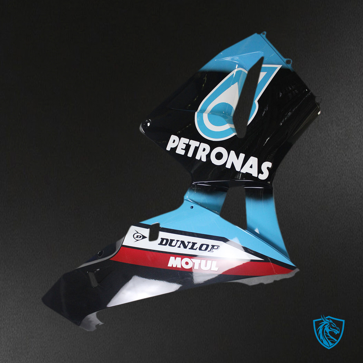 Honda CBR600RR (2003-2004) Black & Light blue F5 - MERGEment Motorcycle Fairings Kit