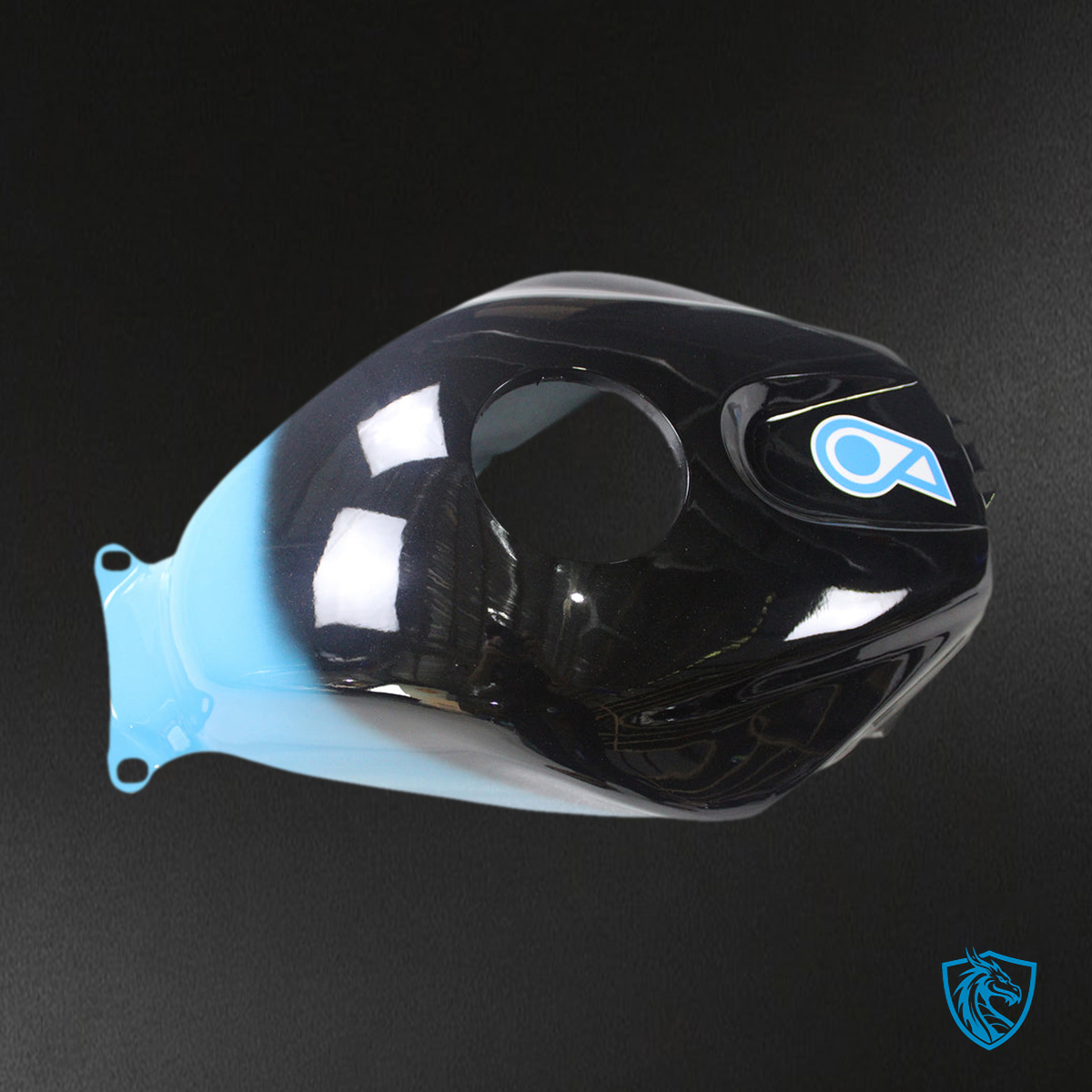 Honda CBR600RR (2003-2004) Black & Light blue F5 - MERGEment Motorcycle Fairings Kit