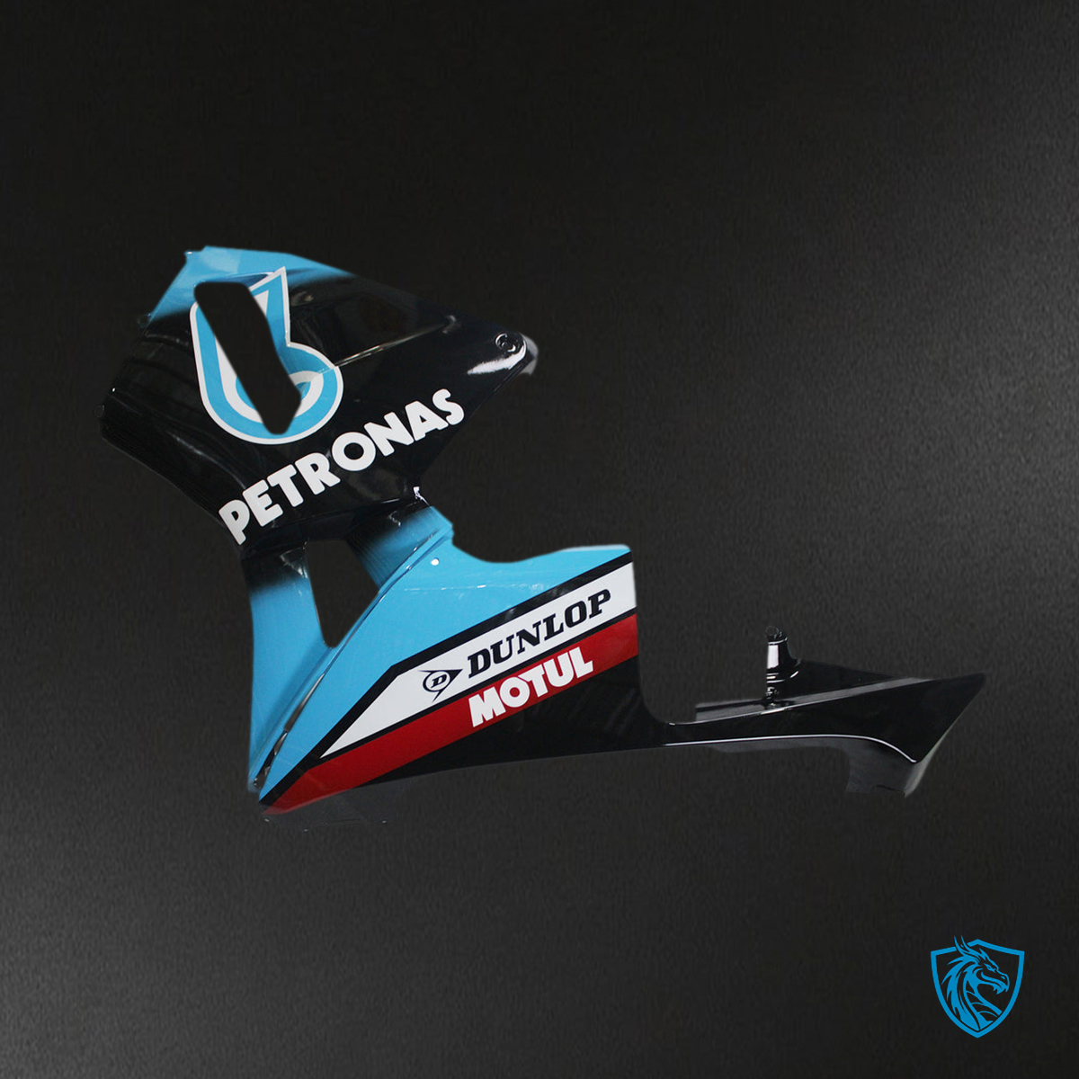 Honda CBR600RR (2003-2004) Black & Light blue F5 - MERGEment Motorcycle Fairings Kit