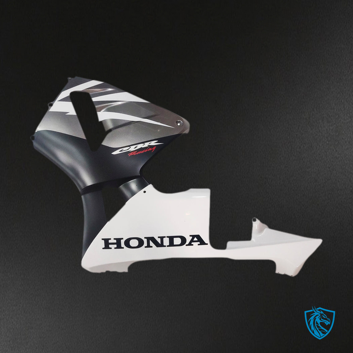 Honda CBR600RR (2003-2004) White & Black F5 - Custom ABS Fairing Kit