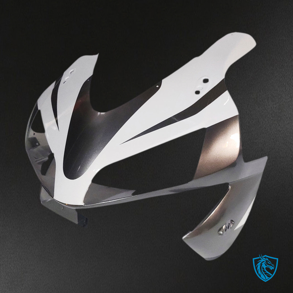 Honda CBR600RR (2003-2004) White & Black F5 - Custom ABS Fairing Kit