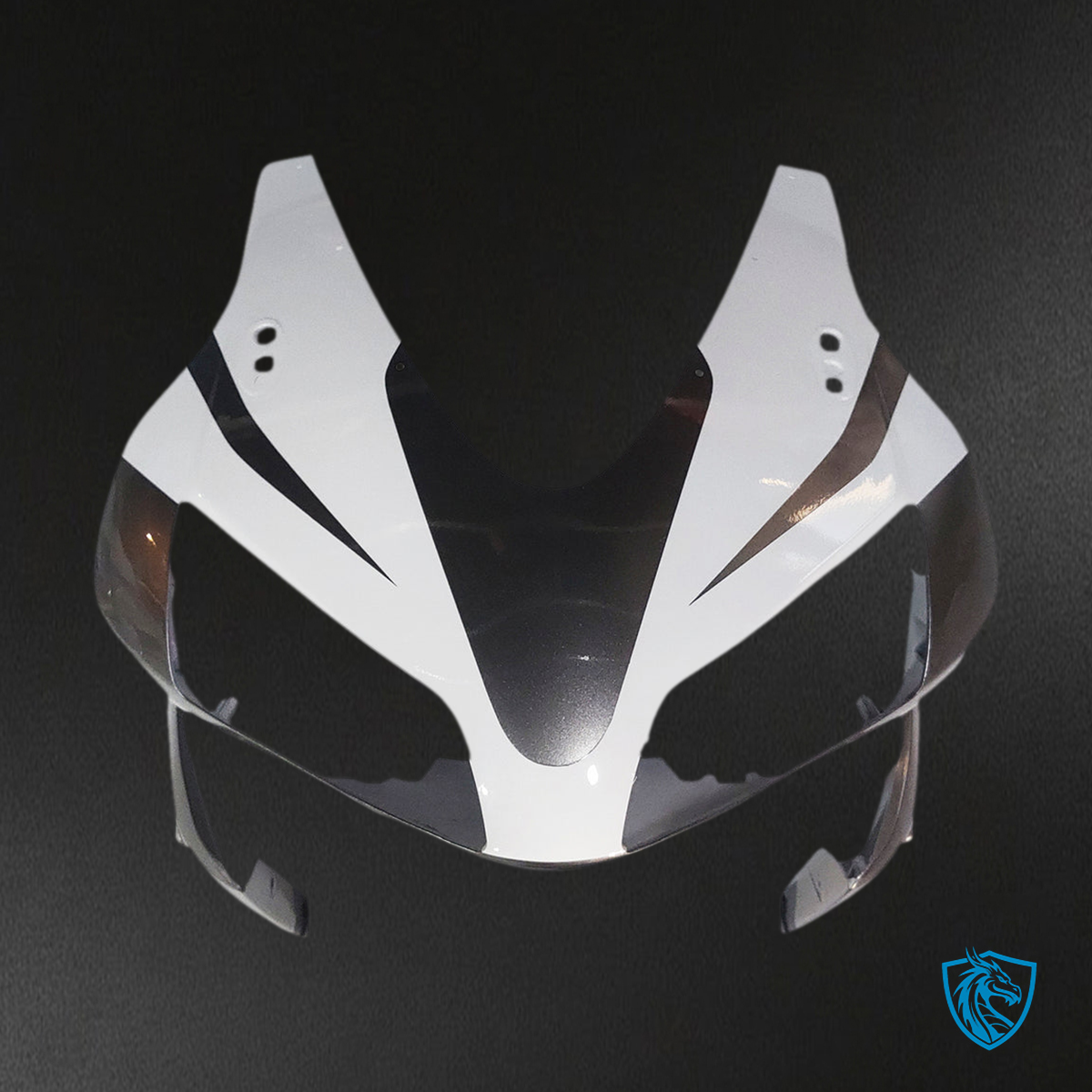 Honda CBR600RR (2003-2004) White & Black F5 - Custom ABS Fairing Kit