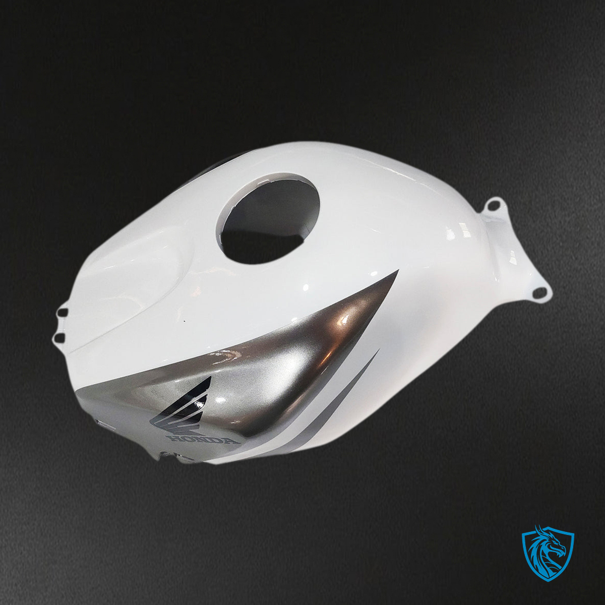 Honda CBR600RR (2003-2004) White & Black F5 - Custom ABS Fairing Kit