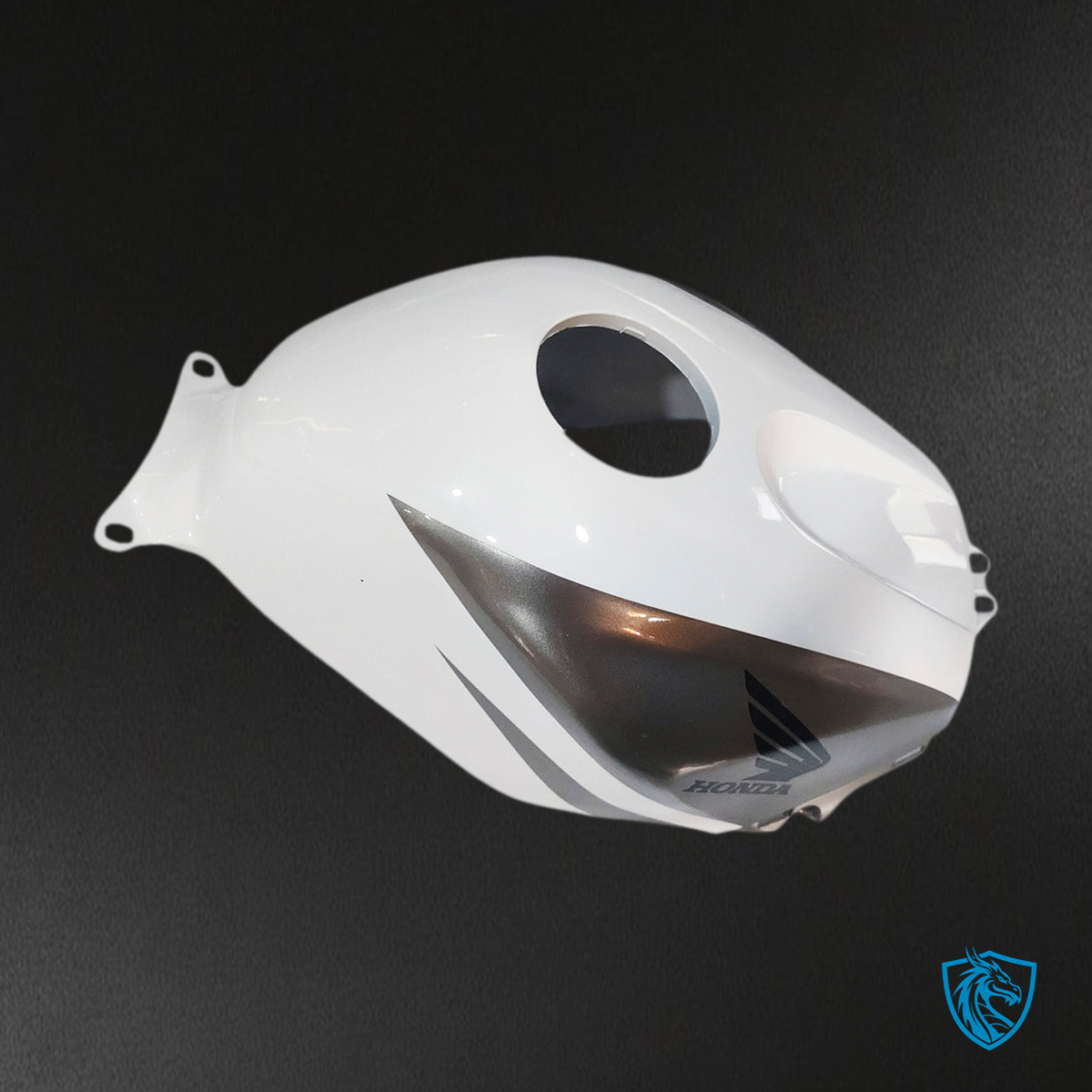 Honda CBR600RR (2003-2004) White & Black F5 - Custom ABS Fairing Kit