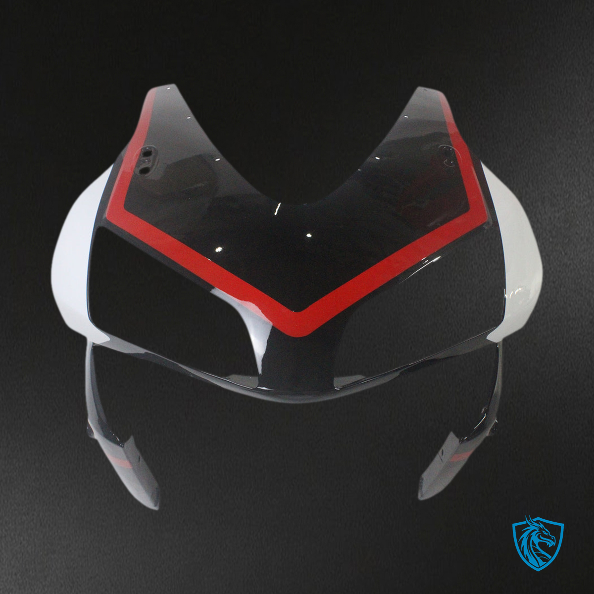 Honda CBR600RR (2003-2004) White, Black & Red F5 Fairing Kit | ABS Bodywork