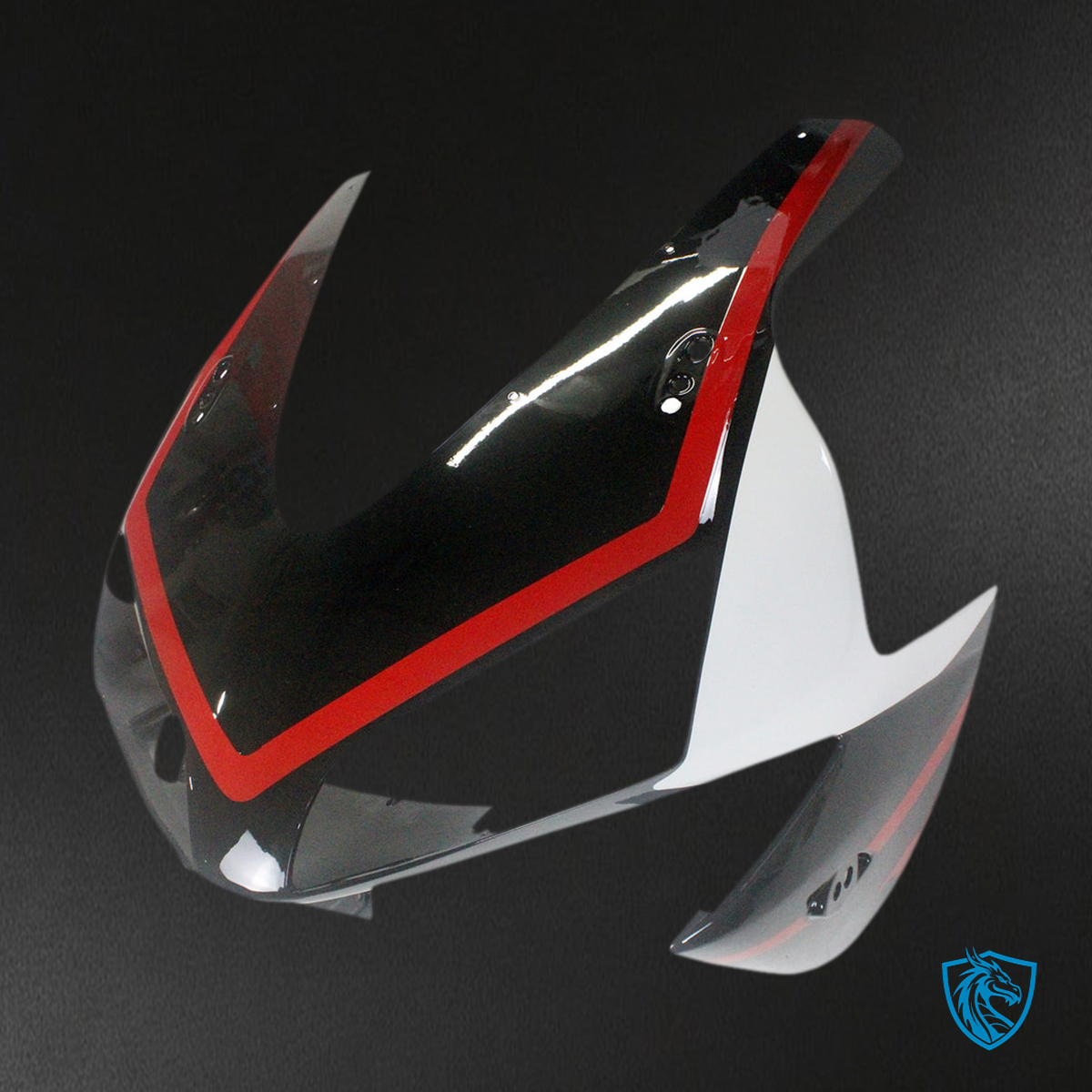 Honda CBR600RR (2003-2004) White, Black & Red F5 Fairing Kit | ABS Bodywork