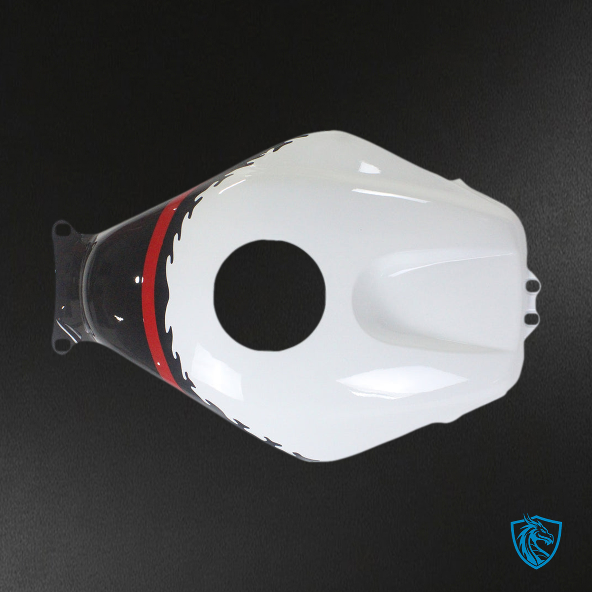 Honda CBR600RR (2003-2004) White, Black & Red F5 Fairing Kit | ABS Bodywork