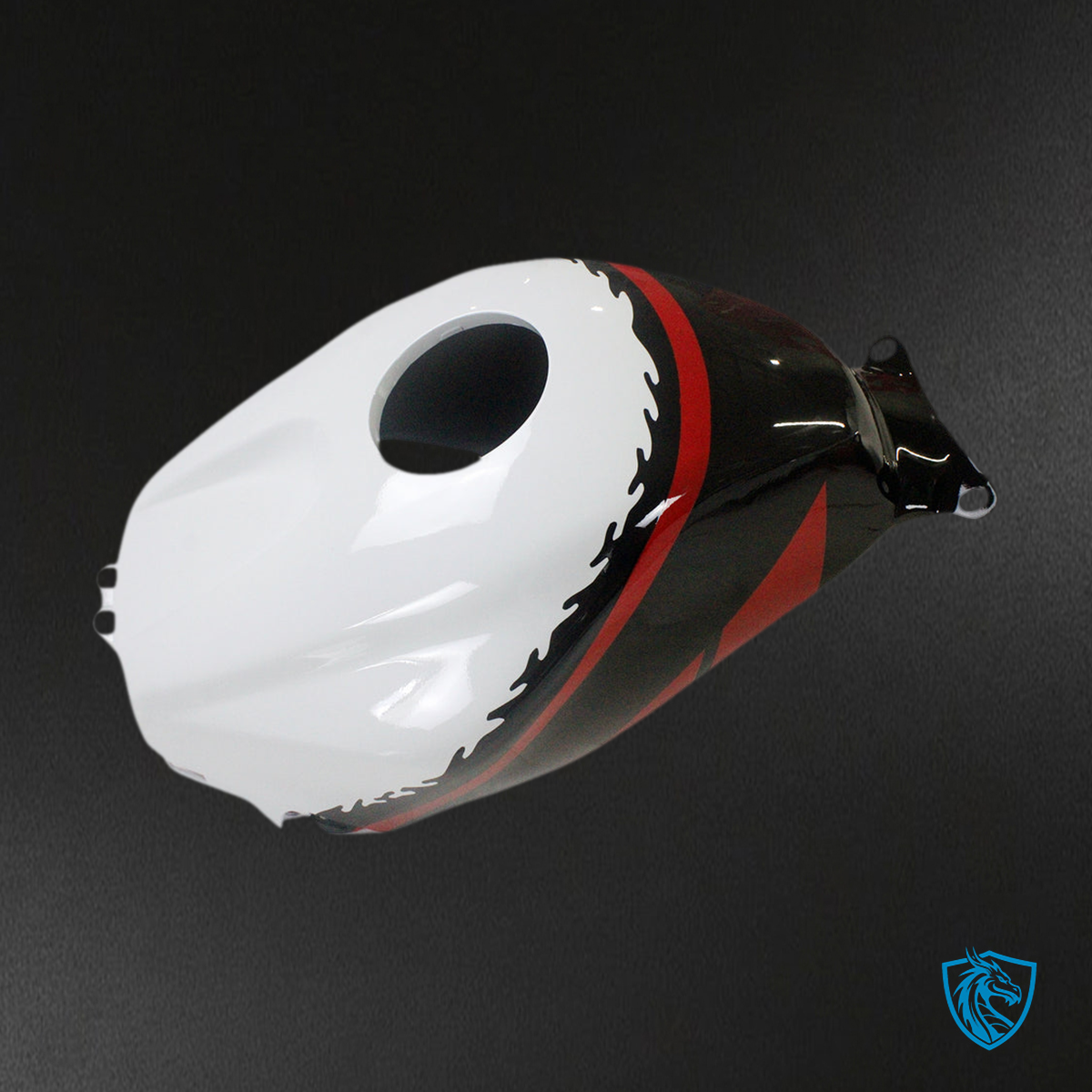 Honda CBR600RR (2003-2004) White, Black & Red F5 Fairing Kit | ABS Bodywork