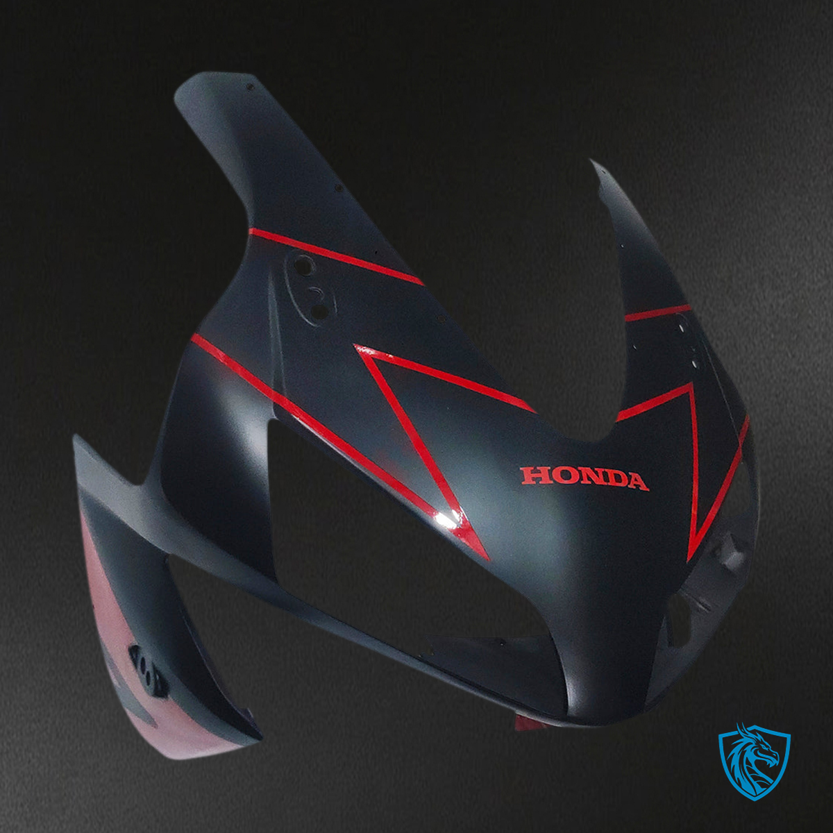 Honda CBR600RR (2003-2004) Black & Red F5 - MERGEment Motorcycle Fairings Kit