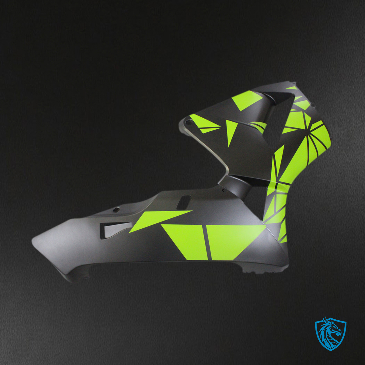 Honda CBR600RR (2003-2004) Black & Green F5 Fairing Kit - Aftermarket ABS Bodywork