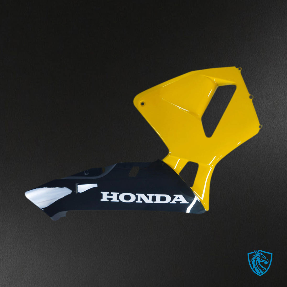 Honda CBR600RR (2003-2004) Yellow & Black Generic Fairings Kit - Aftermarket ABS Bodywork