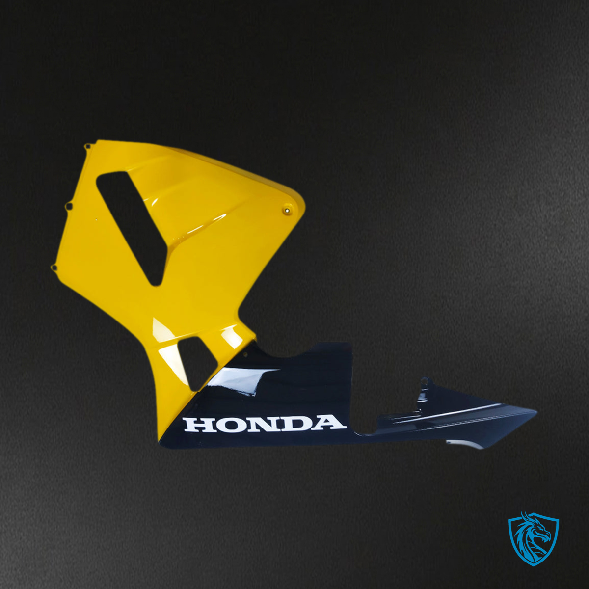 Honda CBR600RR (2003-2004) Yellow & Black Generic Fairings Kit - Aftermarket ABS Bodywork