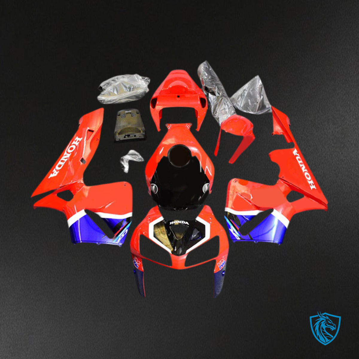 Honda CBR600RR (2005-2006) Red & Blue F5 - MERGEment Motorcycle Fairings Kit