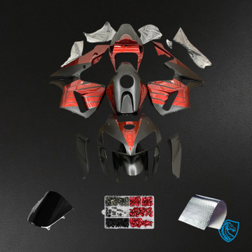 Honda CBR600RR (2005-2006) F5 Black & Red - MERGEment Motorcycle Fairings Kit