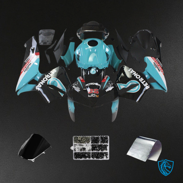 Honda CBR600RR (2005-2006) Black & Teal F5 - MERGEment Motorcycle Fairings Kit