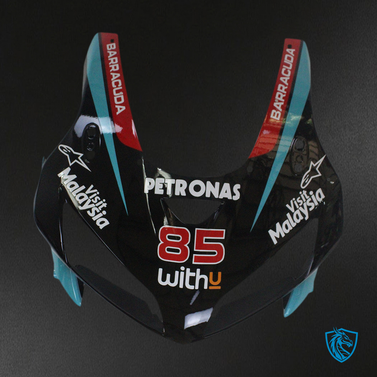 Honda CBR600RR (2005-2006) Black & Teal F5 - MERGEment Motorcycle Fairings Kit