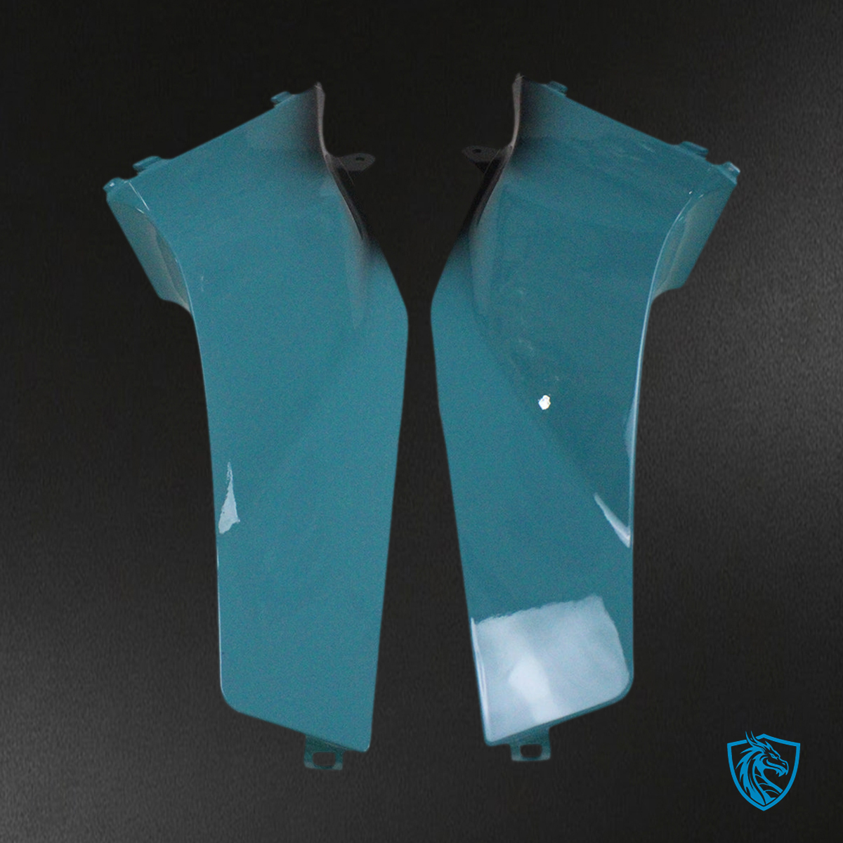 Honda CBR600RR (2005-2006) Black & Teal F5 - MERGEment Motorcycle Fairings Kit
