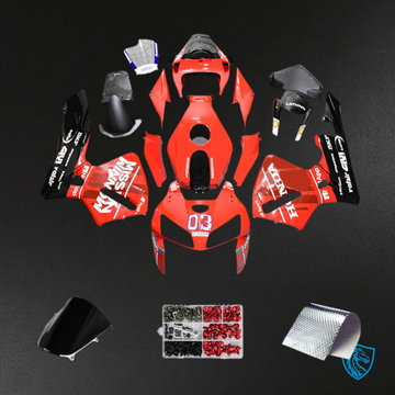 Honda CBR600RR (2005-2006) Red & Black F5 - Custom ABS Fairing Kit