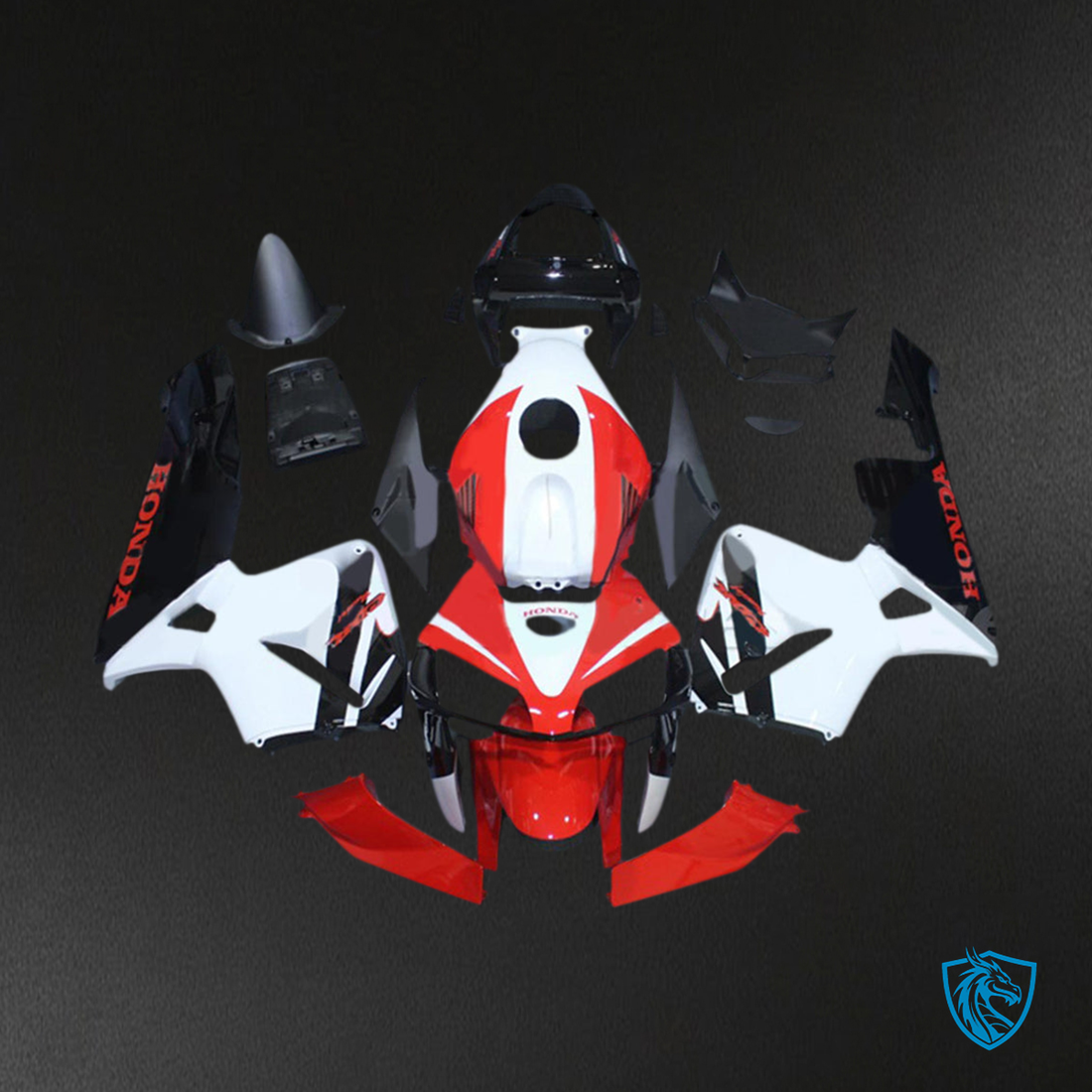 Honda CBR600RR (2005-2006) Red, White & Black F5 Fairing Kit | ABS Bodywork
