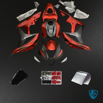 Honda CBR600RR (2007-2008) Red & Black F5 - Custom ABS Fairing Kit