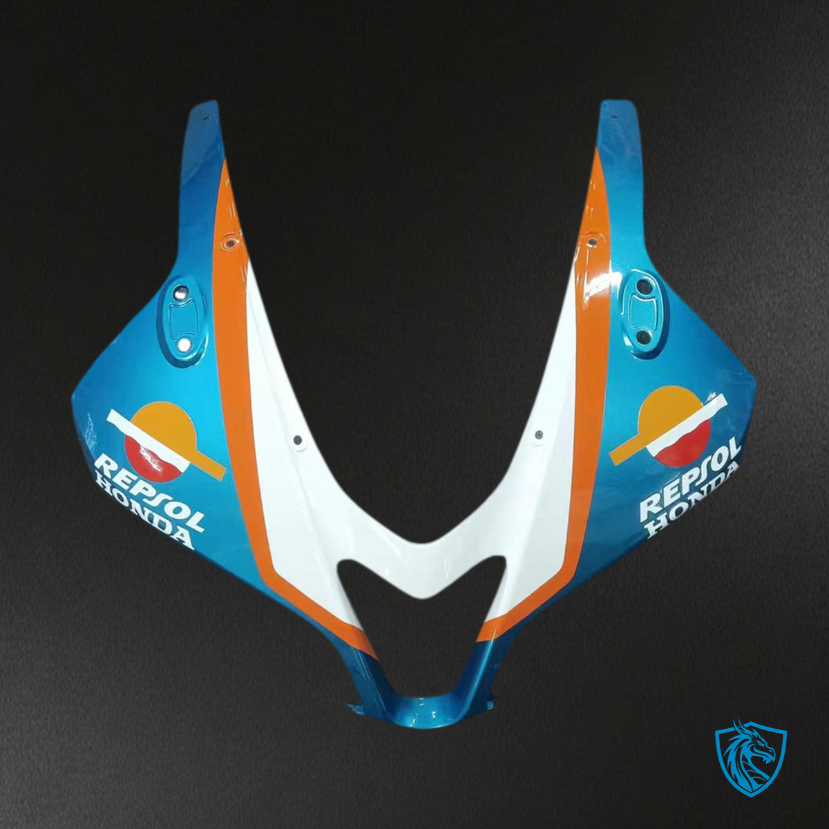 Honda CBR600RR (2007-2008) Blue, Orange & White F5 - MERGEment Motorcycle Fairings Kit
