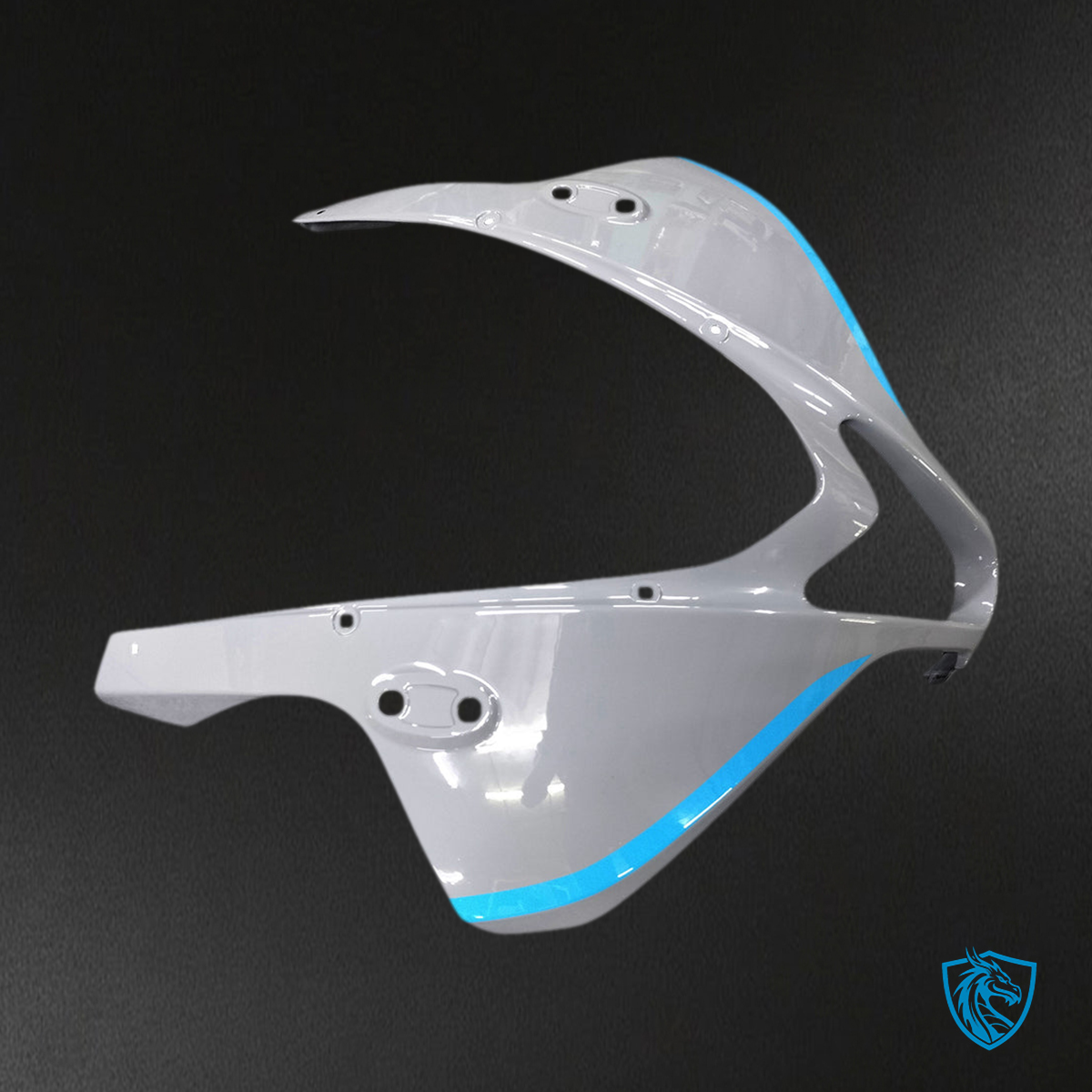 Honda CBR600RR (2007-2008) Nardo Gray & Light Blue F5 Fairing Kit - Aftermarket ABS Bodywork