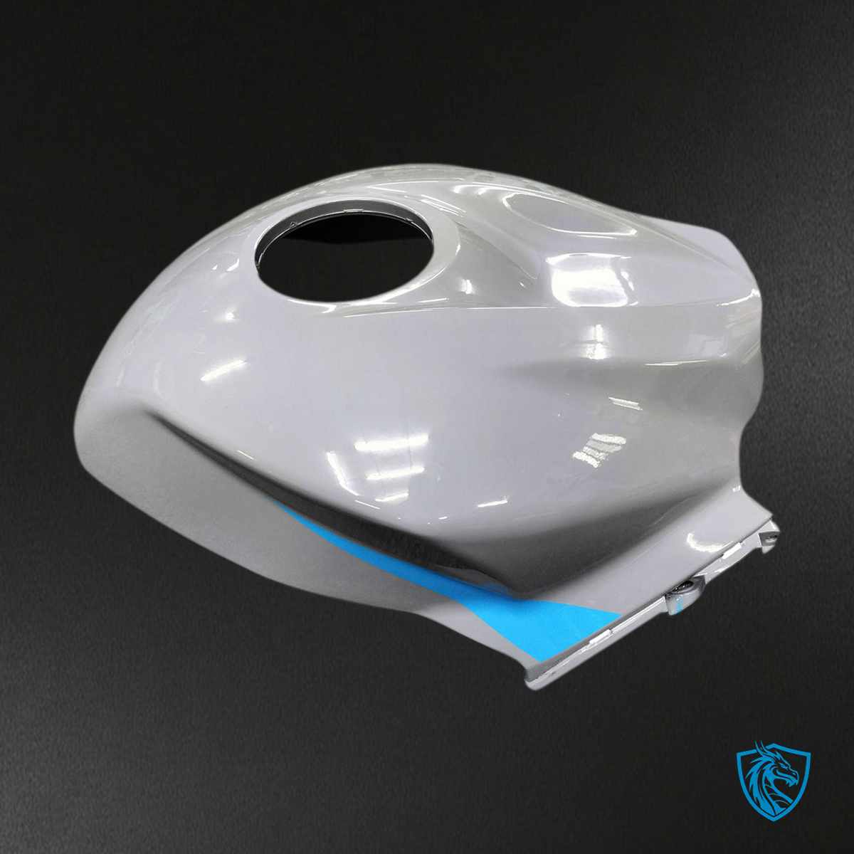 Honda CBR600RR (2007-2008) Nardo Gray & Light Blue F5 Fairing Kit - Aftermarket ABS Bodywork