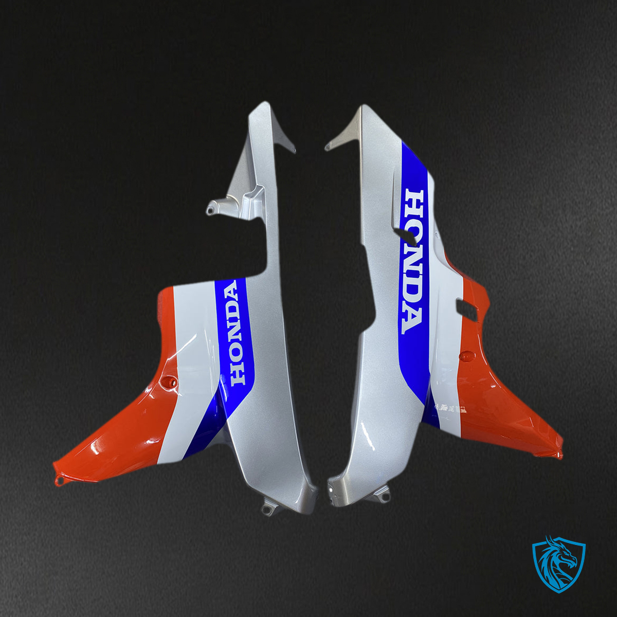 Honda CBR600RR (2007-2008) Orange, White & Blue F5 Fairing Kit | ABS Bodywork